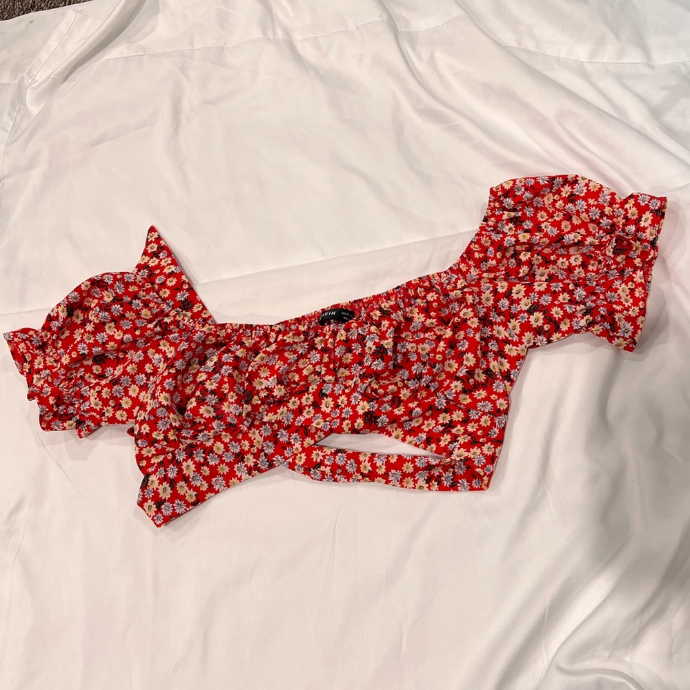 Floral Cropped Blouse